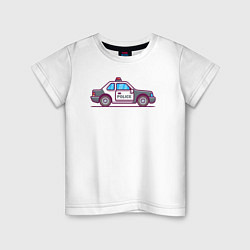 Детская футболка Police car