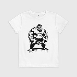 Детская футболка Грозный сумоист