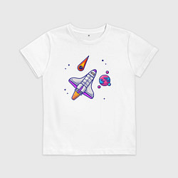 Детская футболка Space shuttle
