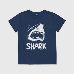 Детская футболка Агрессивная пасть акулы
