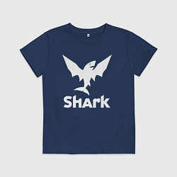 Детская футболка Лого летающая акула