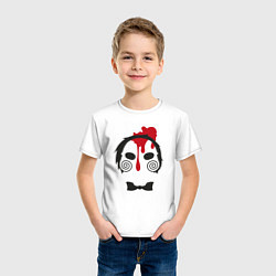 Футболка хлопковая детская Saw blood, цвет: белый — фото 2