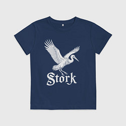 Детская футболка Летящий аист