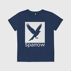 Детская футболка Летящий воробей