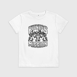 Детская футболка Фитнес моя миссия
