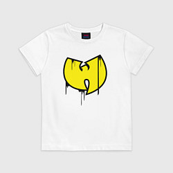 Футболка хлопковая детская Wu-Tang style, цвет: белый