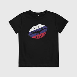 Детская футболка Russian kiss