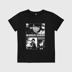 Детская футболка Сёгун райден - геншин
