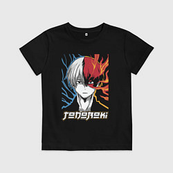 Детская футболка Шото Тодороки Моя геройская академия