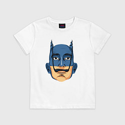 Футболка хлопковая детская Batman Dali, цвет: белый