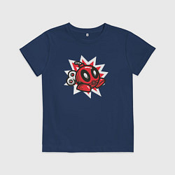 Детская футболка Deadpool bomb