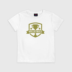 Детская футболка Volleyball champion
