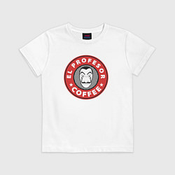 Детская футболка El profesor coffee
