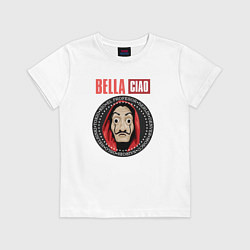 Детская футболка Bella ciao heroes