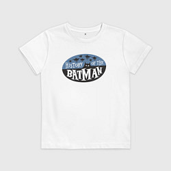 Детская футболка История Бэтмена