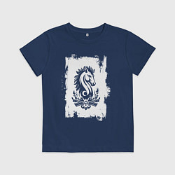 Детская футболка Белый жеребец