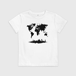 Детская футболка Мир в тени города