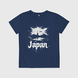 Детская футболка Япония в граффити-стиле
