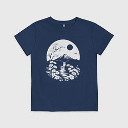 Детская футболка Лунная гармония Фудзи