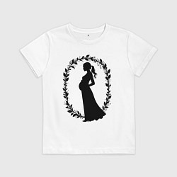 Детская футболка Беременная грация