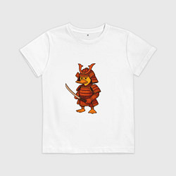 Детская футболка Утёнок-самурай