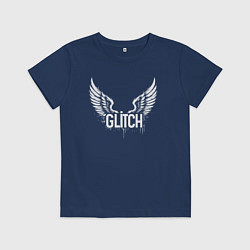 Детская футболка Крылья глитча