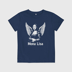 Детская футболка Мона Лиза с крыльями