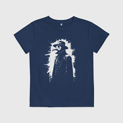 Детская футболка Силуэт чумного доктора