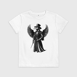 Детская футболка Крылатый чумной доктор