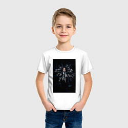 Футболка хлопковая детская John Wick guns, цвет: белый — фото 2