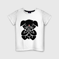 Детская футболка Медитирующая свинка