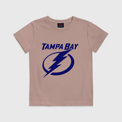Футболка хлопковая детская HC Tampa Bay, цвет: пыльно-розовый