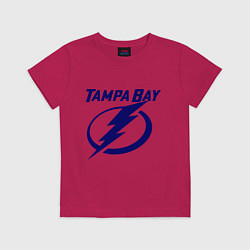 Футболка хлопковая детская HC Tampa Bay, цвет: маджента