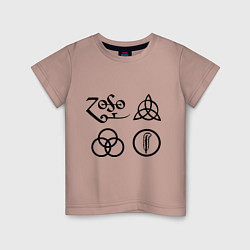 Детская футболка Led Zeppelin: symbols