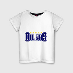 Детская футболка HC Edmonton Oilers Sign