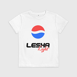 Футболка хлопковая детская Леша Лайт, цвет: белый