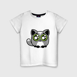 Детская футболка Милый котенок