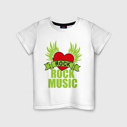 Детская футболка Rock Music Love