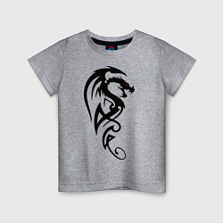 Детская футболка Дракон стильный трайбл