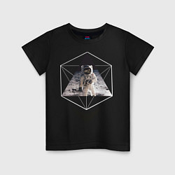 Детская футболка Геометрический астронавт