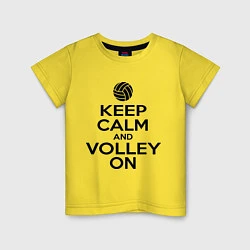 Детская футболка Keep Calm & Volley On
