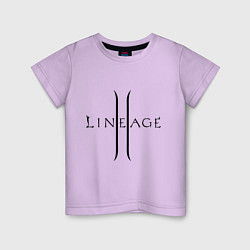 Детская футболка Lineage logo