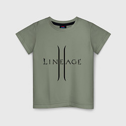 Детская футболка Lineage logo