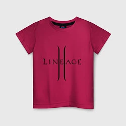 Детская футболка Lineage logo