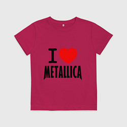 Детская футболка I love Metallica