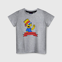 Детская футболка Bart Simpson: Peace