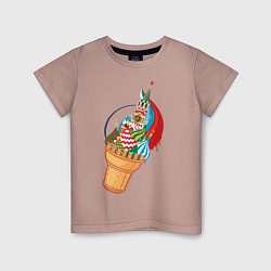 Детская футболка Рожок: Кремль