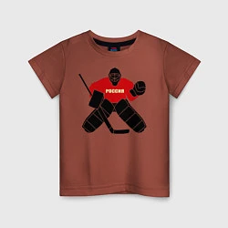 Детская футболка Хоккей Россия