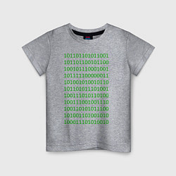 Детская футболка Двоичный код