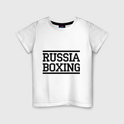 Детская футболка Russia boxing